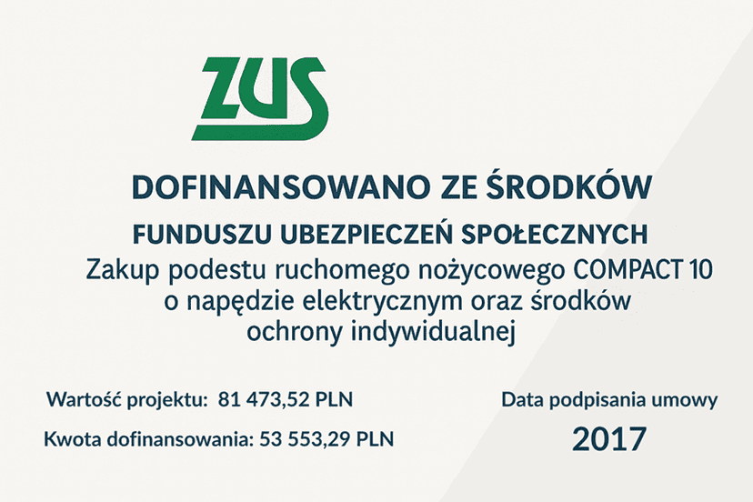 Dofinansowanie ZUS